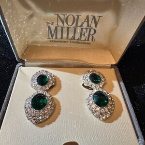 Vintage Nolan Miller Glamour Collection Drop Earrings